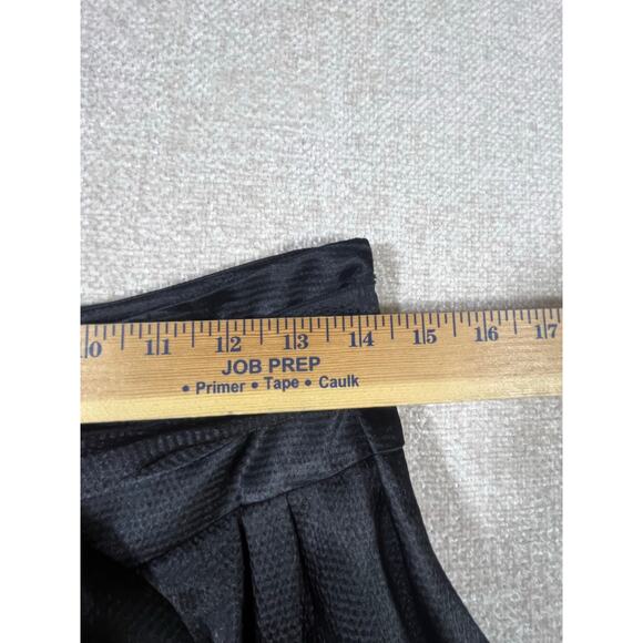 Cache Womens Size 2 Black A-Line Pleated Knee Length Skirt Classic Career Party - Picture 4 of 9